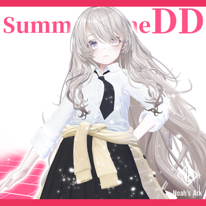 「ナナセ・ノワール」専用【3D衣装モデル】夏制服/サマータイムDD
