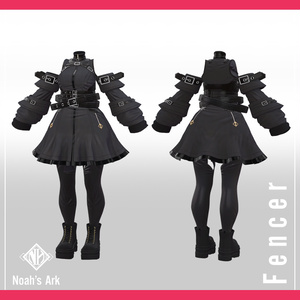 「ミルティナ」専用【3D衣装モデル】フェンサー / Fencer 缩略图 4