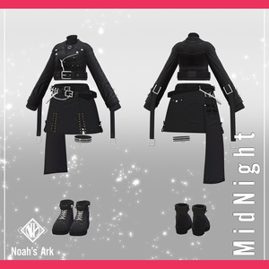 「マヌカ」専用【3D衣装モデル】ミッドナイト / MidNight 缩略图 4