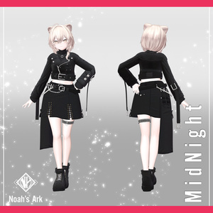 「真央」専用【3D衣装モデル】ミッドナイト / MidNight 缩略图 2