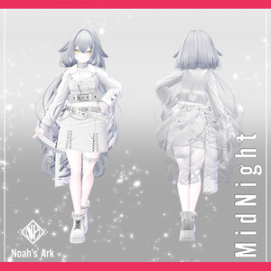 「ルルネ」専用【3D衣装モデル】ミッドナイト / MidNight 缩略图 3