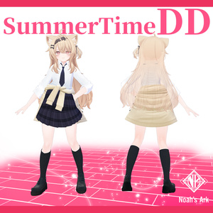 「エク」専用【3D衣装モデル】夏制服/サマータイムDD 缩略图 3