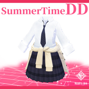 「エク」専用【3D衣装モデル】夏制服/サマータイムDD 缩略图 6