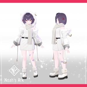 「シフォン-Chiffon-」「ショコラ-Chocolat-」【3D衣装モデル】きなこもち 缩略图 4