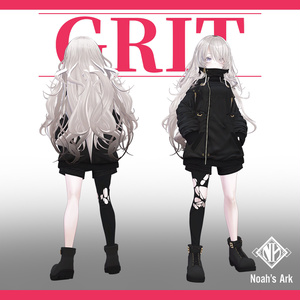 「ナナセ・ノワール」専用【3D衣装モデル】GRIT / グリット 缩略图 3