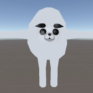 EggDoggo with EYEBROWS! 256 poly エッグドッグ Quest! 缩略图 2