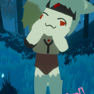 Wolfy Girl Chibi ウルフガールちび  For VRCHAT (Quest compatible Avatar) 