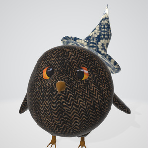 Owlie! Smol Witch Owl Plushie! PROP 小さな魔女のフクロウの装飾