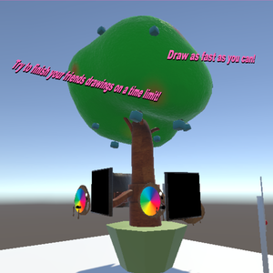 TreeTime-Drawing Stuff Game! Time based! VRChat Game!ドローイングスタッフゲーム！時間ベース！