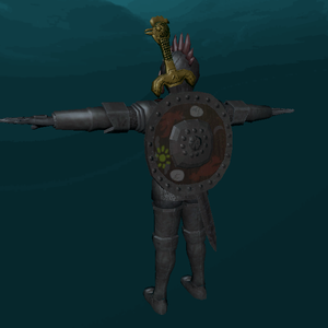 The Chimkin Knight チキンナイト - VRCHAT Quest Fallback Avatar