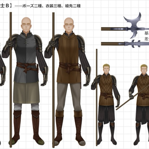立ち絵素材【兵士Ｂ】