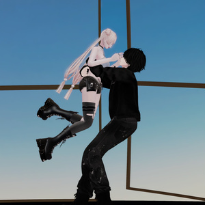 VRCポーズ15set (20Animation) Couple Pair Pose Vol.1 缩略图 4