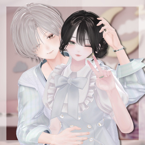 VRCポーズ15set (20Animation) Couple Pair Pose Vol.1 缩略图 11