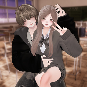VRCポーズ15set (20Animation) Couple Pair Pose Vol.1 缩略图 17