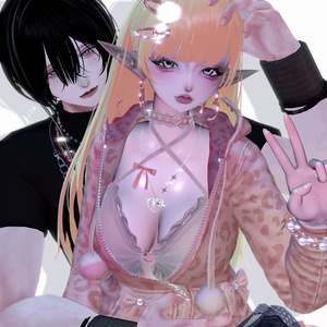 VRCポーズ15set (20Animation) Couple Pair Pose Vol.1 缩略图 14