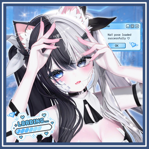 ‼️発売記念セール‼️VRCポーズ 70Animation Nail Pose Vol.1 缩略图 2