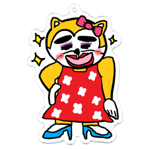 アクリルキーホルダー 7cm - 【自画像あねまん】