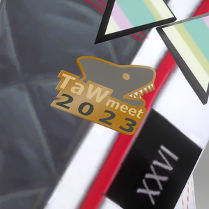 トラスとウェッジ集会2023記念ピンバッジ
