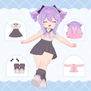 オリジナル3Dモデル「Ame」