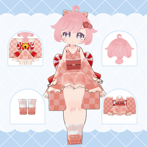 オリジナル3Dモデル「Bibi」