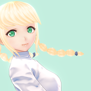 VROID rigged braided hair preset!