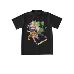 ずんつむてぇてぇ ビッグシルエットTシャツ（黒）