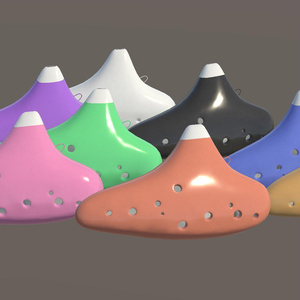 オカリナ（3D／VRChat／Unity／UnityPackage／FBX）