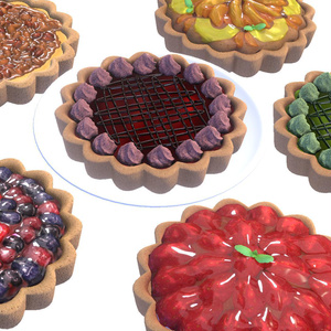 ※バレンタイン割引中 3Dタルトケーキセット（VRChat／Unity／UnityPackage／FBX）