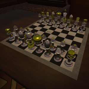 Steampunk chess board【VRChat向け】