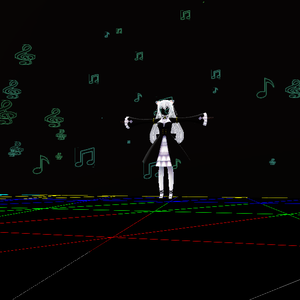 Note particles（跳ねる音符パーティクル）