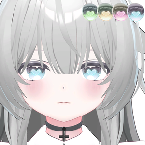 ルミリ用瞳－♡テクスチャー　