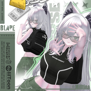 [12avatars] BLAPE Y2K ST Cloth - VRC / colors Pick 20🎨 缩略图 10