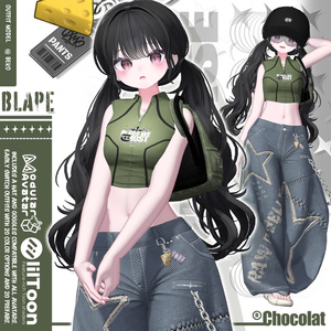 [12avatars] BLAPE Y2K ST Cloth - VRC / colors Pick 20🎨 缩略图 8