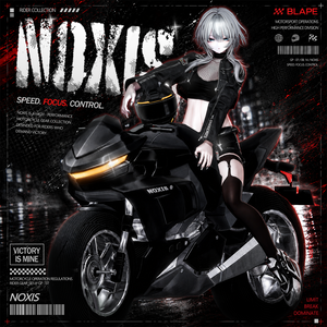 [13 AVATARS] NOXIS🏍️  - RIDER COLLECTION_VRC / colors Pick 16🎨  