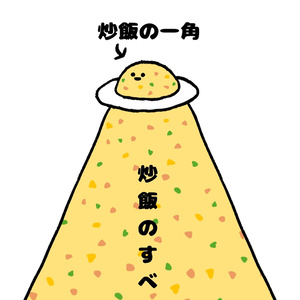 炒飯の一角Tシャツ