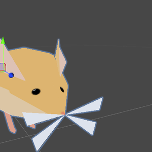 lowpolyトビネズミくん