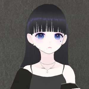 [vRoid] Full Bangs Long Hair