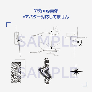 【無料‐100人フォロー記念】シンプルタトゥー星々のアザ 缩略图 2