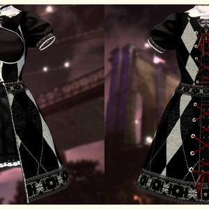 無料版有・VRoidテクスチャ】 ゴスロリ衣装セット - CSGraphicArt