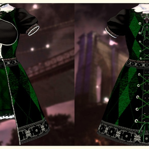 無料版有・VRoidテクスチャ】 ゴスロリ衣装セット - CSGraphicArt