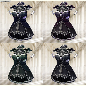 ゴスロリ衣装セット 無料版有・VRoidテクスチャ】 ゴスロリ衣装セット - CSGraphicArt