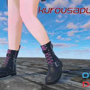 ブーツ『kurousapunks』 - over the petal　△900