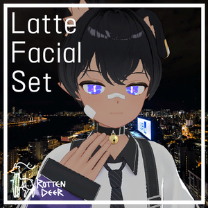 Latte Facial Set ラテ表情セット