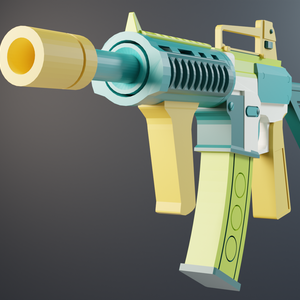 Stylized SMG – Mint Burst