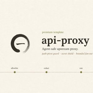 MCP サーバー用テンプレート「api-proxy」— エージェント安全な REST プロキシ / パスピボット防御