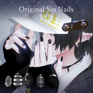 【FREE】Original Sin Nails【狛乃+シンプルジェルネイル】