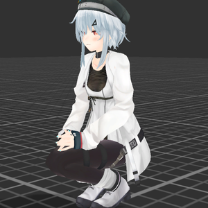 【3Dアニメーション】ちょこん座り(VRC想定)