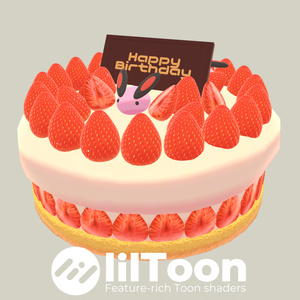 【MiruFoods】誕生日ケーキ【VRC向け】