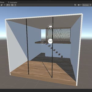 【サポート終了】UnityのCubeで作った家①【ワールドアセット】