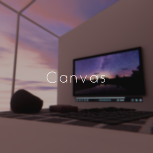 【VRChat想定】Canvas【ワールドアセット】